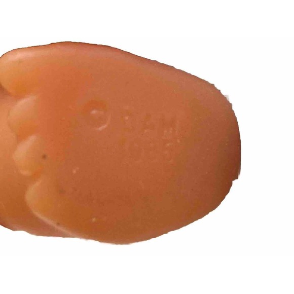 Vintage 1985 Dam Norfin Baby Toddler Troll Doll White Hair Orange Eyes - Picture 3 of 7